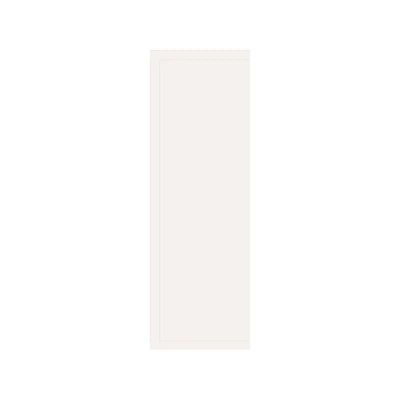 Adhesivo de pared rectangular Boiserie 50x150 cm Hueso