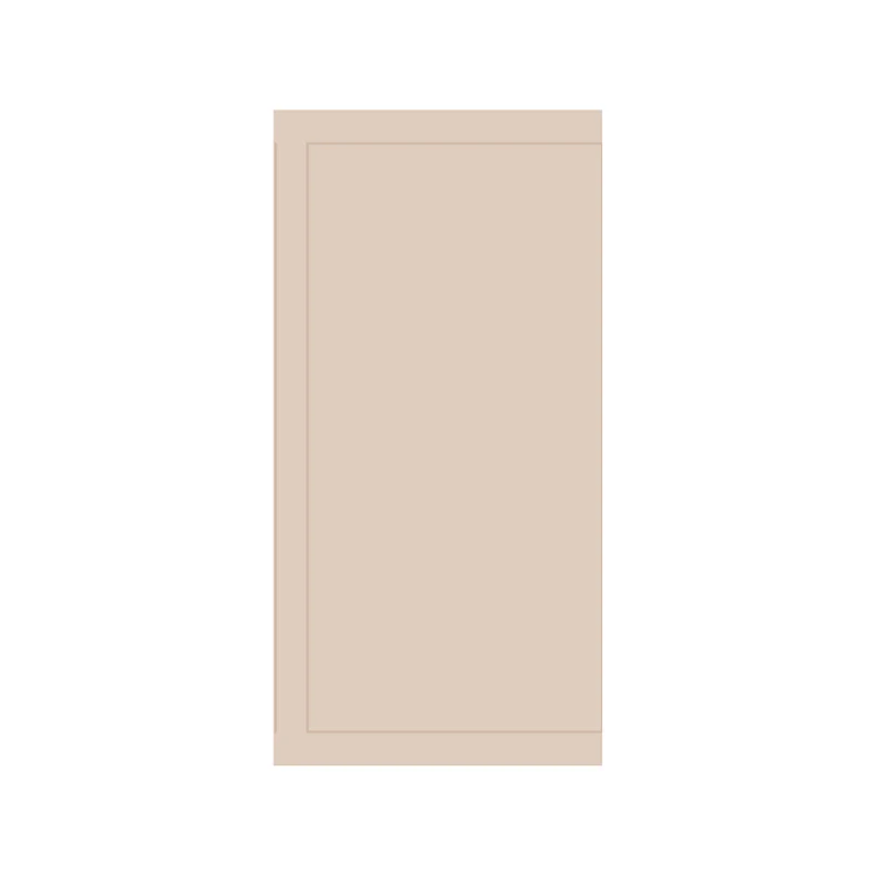Adhesivo de pared rectangular Boiserie de 50x100 cm, color avellana.