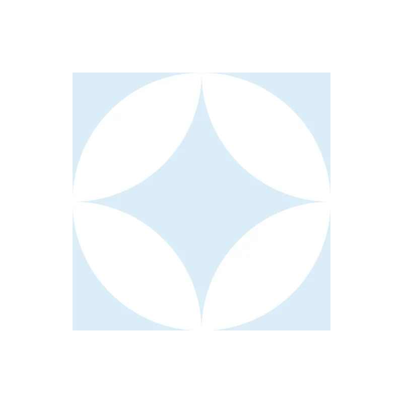 33x33 cm Baby Blue Diamond Floor Tile Sticker