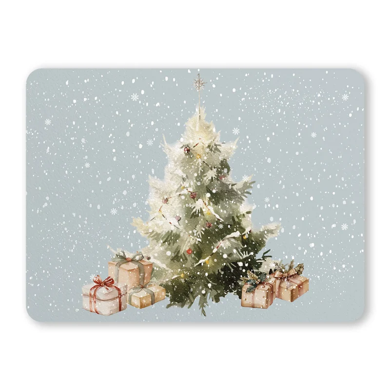 Set de table en vinyle motif sapin de Noël 30x40 cm