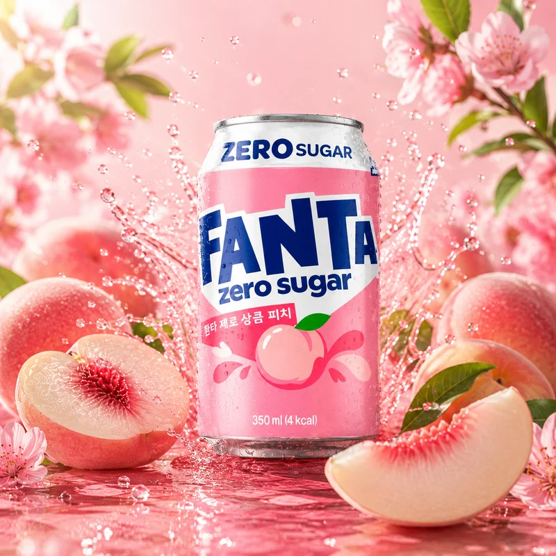 Fanta Pêche coréen (33cl)