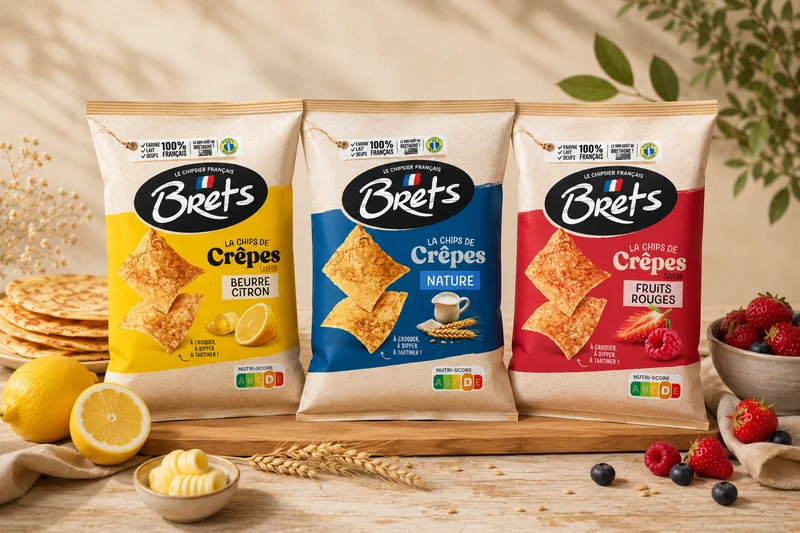 Pack Crêpes Brets 3 Saveurs (Nature, Fruits Rouges, Beurre / Citron)