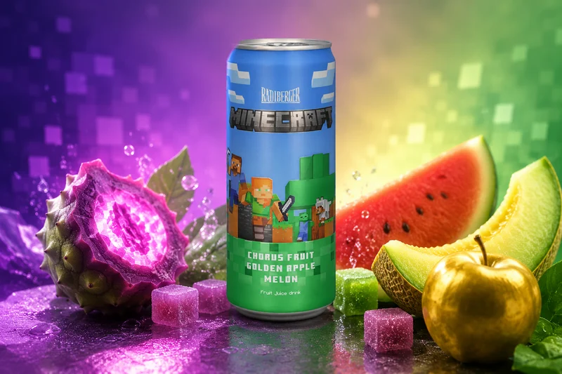 Boisson Minecraft Chorus Fruit, Golden Apple Melon (x1)