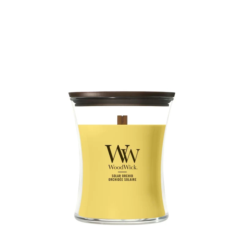 Bougie Jarre moyenne Orchidée solaire - WoodWick