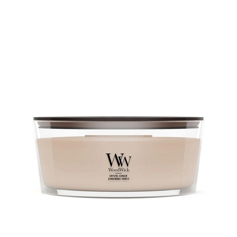 Bougie Ellipse Gingembre cristallisé - WoodWick