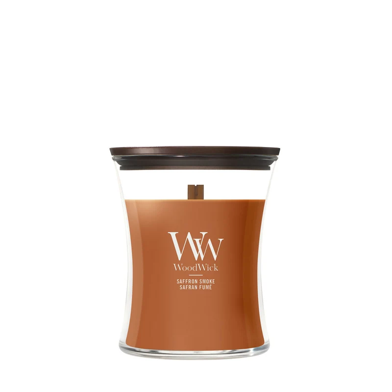 Bougie Jarre moyenne Safran fumé - WoodWick