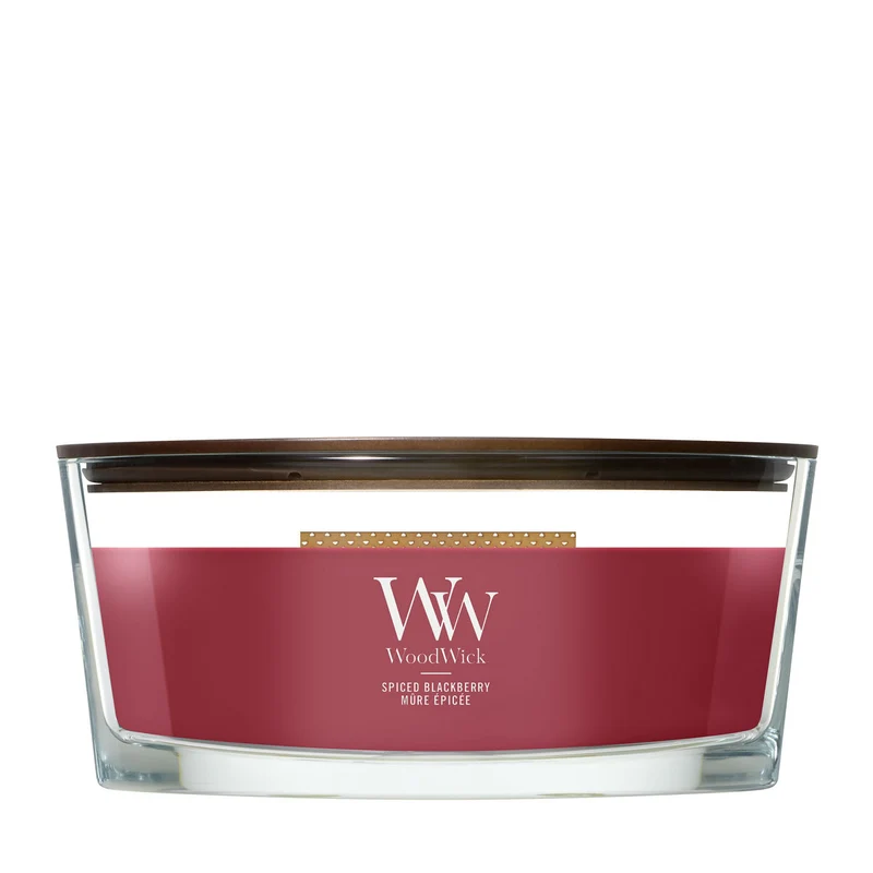 Bougie Ellipse Mûre épicée - WoodWick