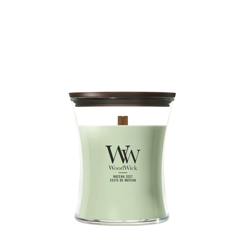 Bougie Jarre moyenne Zeste de matcha - WoodWick
