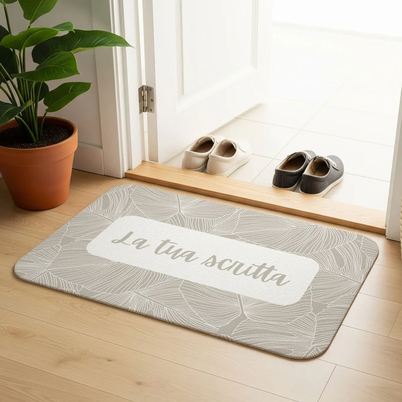 Paillasson Palmier - Plusieurs couleurs et tailles disponibles - Texte personnalisable