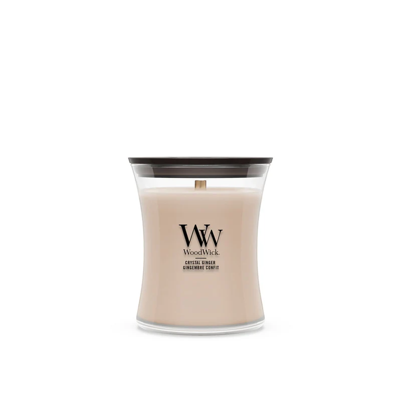Bougie Jarre moyenne Gingembre cristallisé - WoodWick
