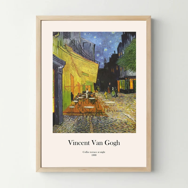 Affiche Van Gogh – Terrasse de café le soir / Café Terrace at Night (1888)