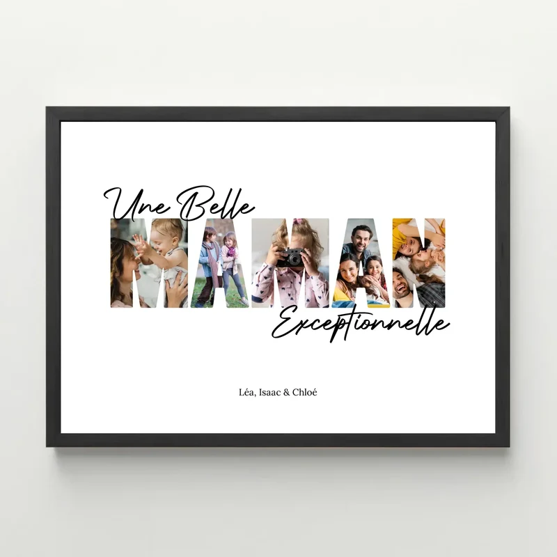 Affiche personnalisée - Une belle maman exceptionnelle