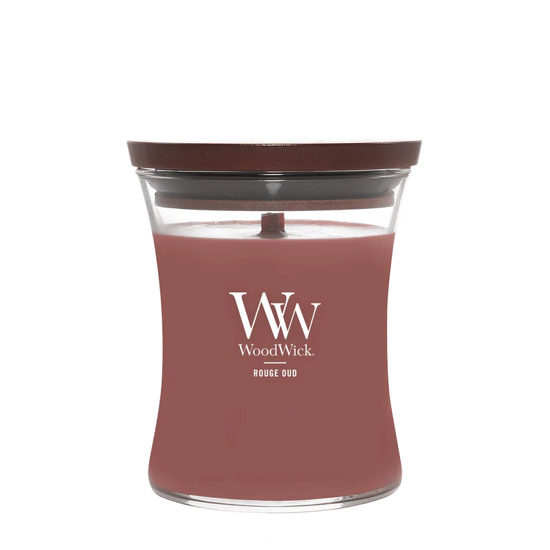 Bougie Rouge Oud - WoodWick