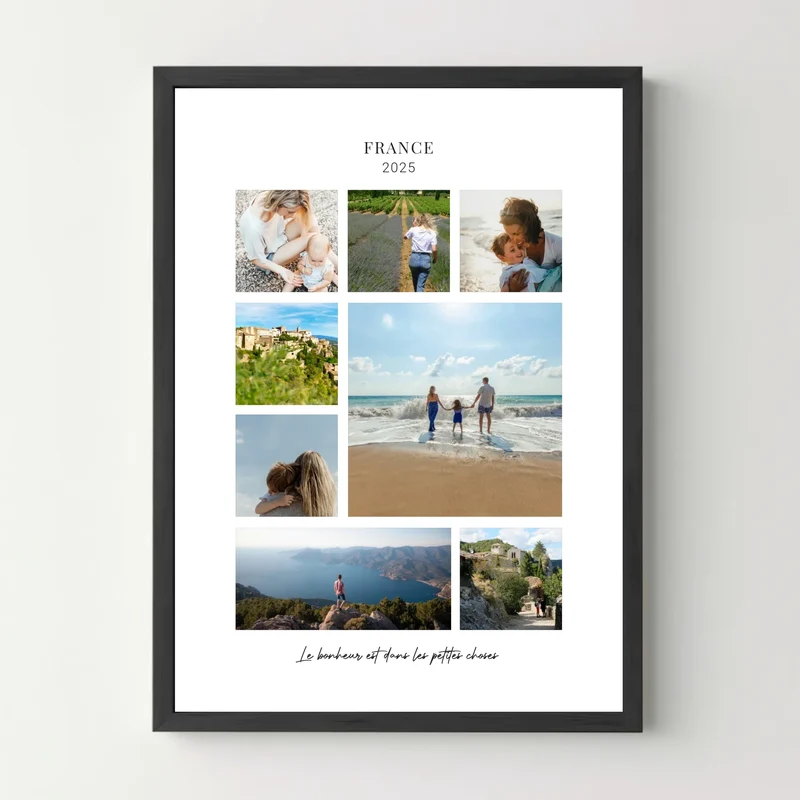 Affiche personnalisée - Poster voyage, photos de vacances