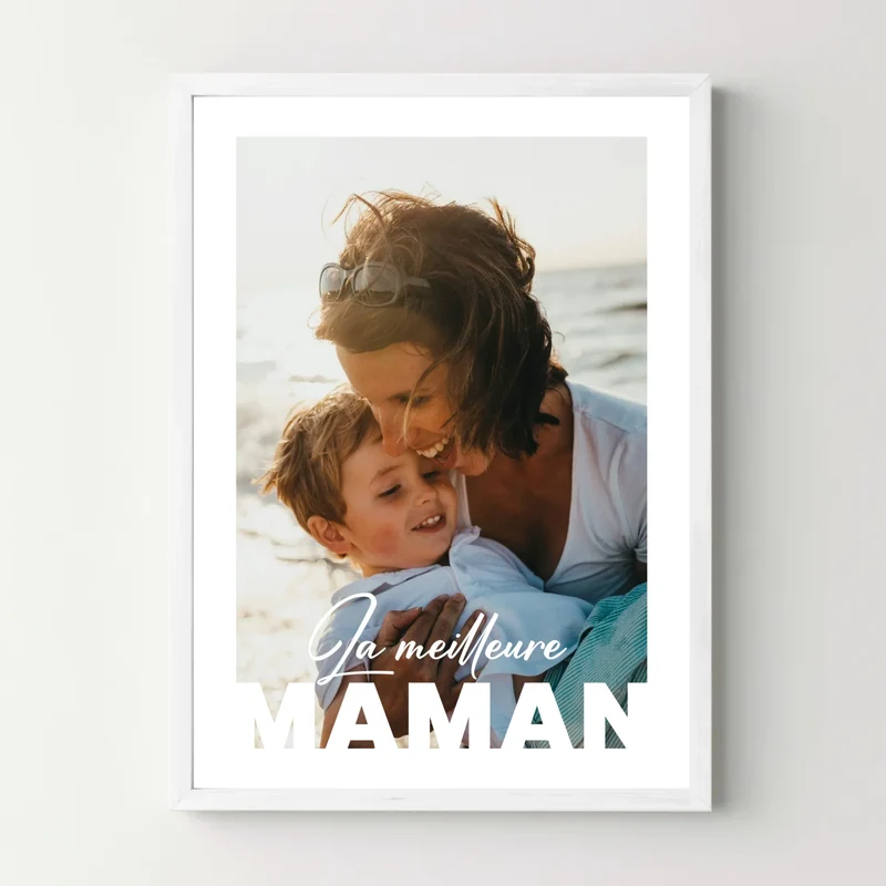 Affiche personnalisée - La Meilleure Maman 1 photo