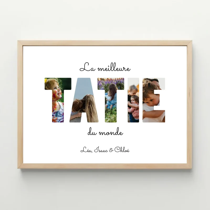 Affiche personnalisée - La Meilleure Tatie