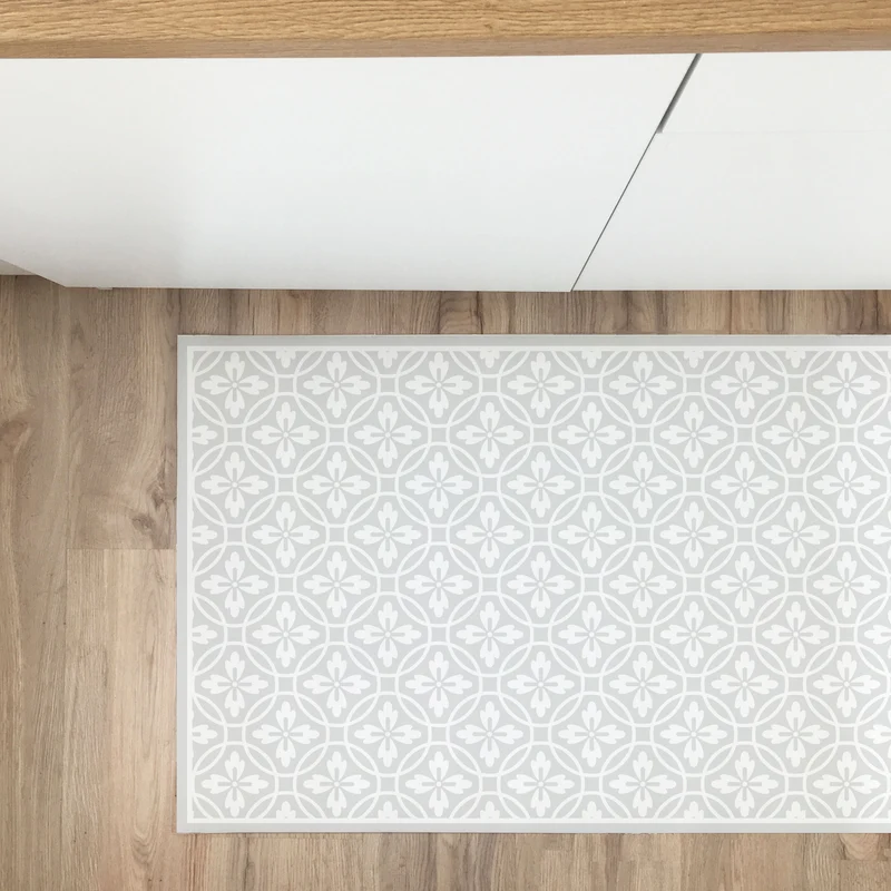 48x198 Vintage Ash Vinyl Rug