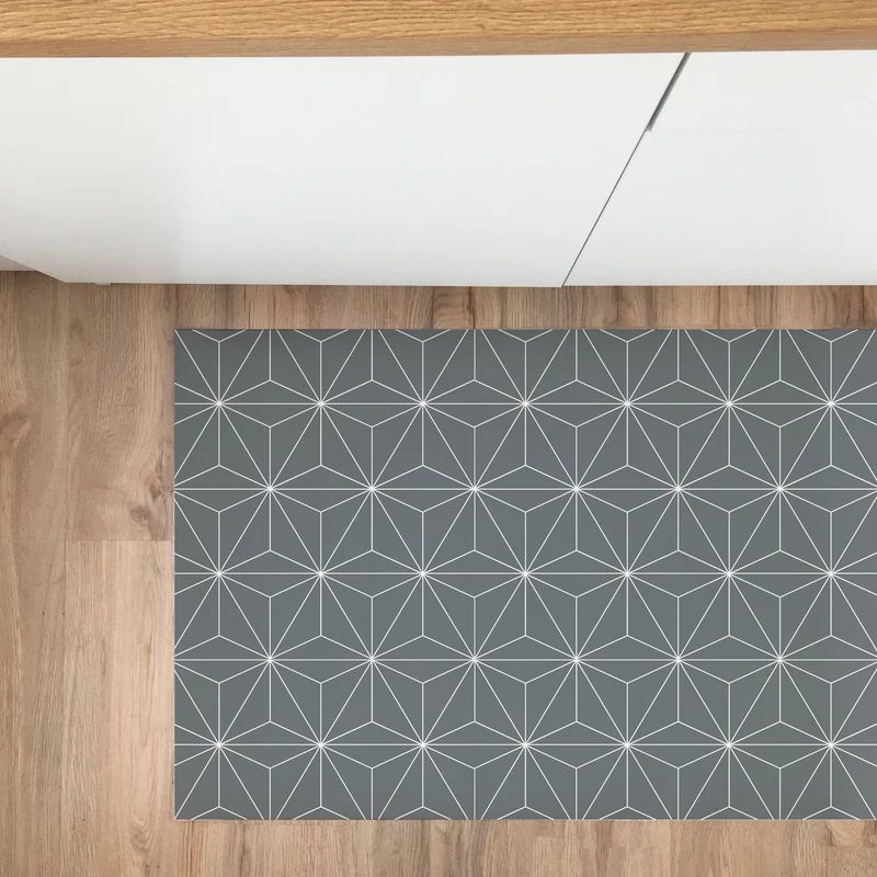 Alfombra de vinilo 48x248 Tokio Carbono