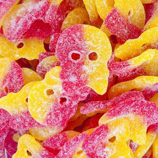 Bubs Crânes Géants Acides (100g) - Bonbons Suédois