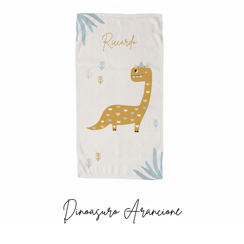 Manta personalizada con nombre de dinosaurio (varios diseños disponibles)