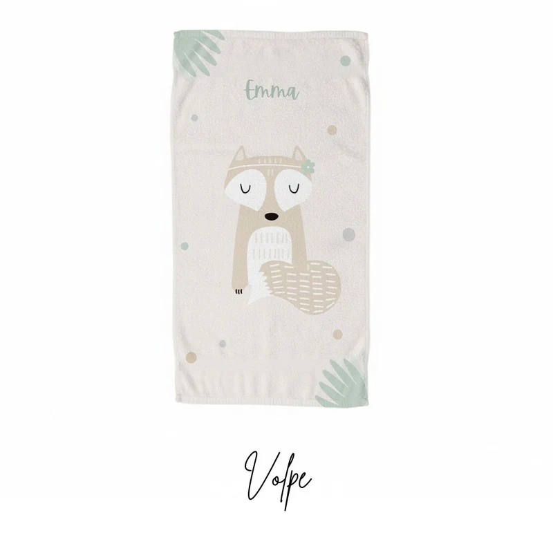 Toalla de playa personalizada Amigos del Bosque - Múltiples diseños disponibles