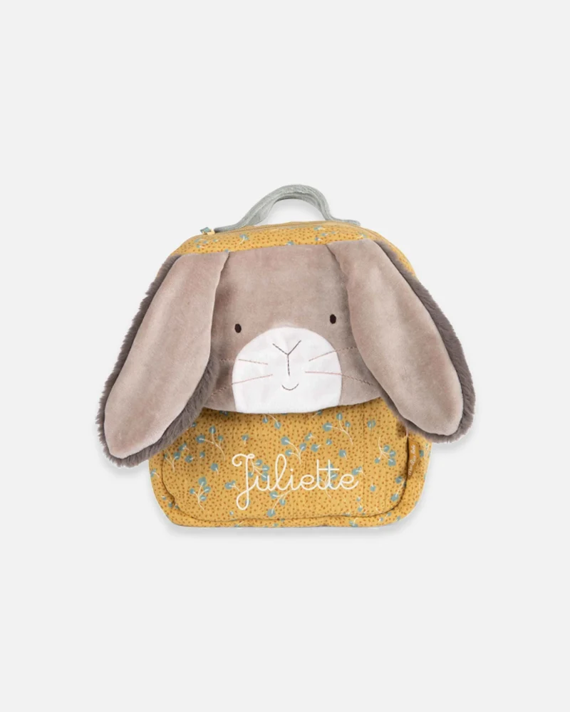 Sac à dos lapin ocre à personnaliser