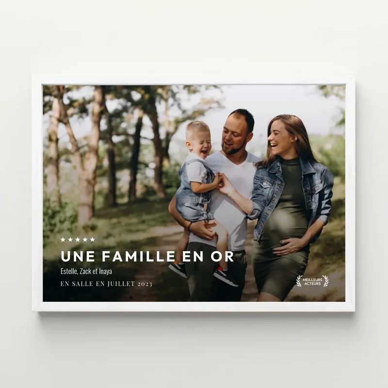 Affiche de film personnalisée - Poster paysage à personnaliser
