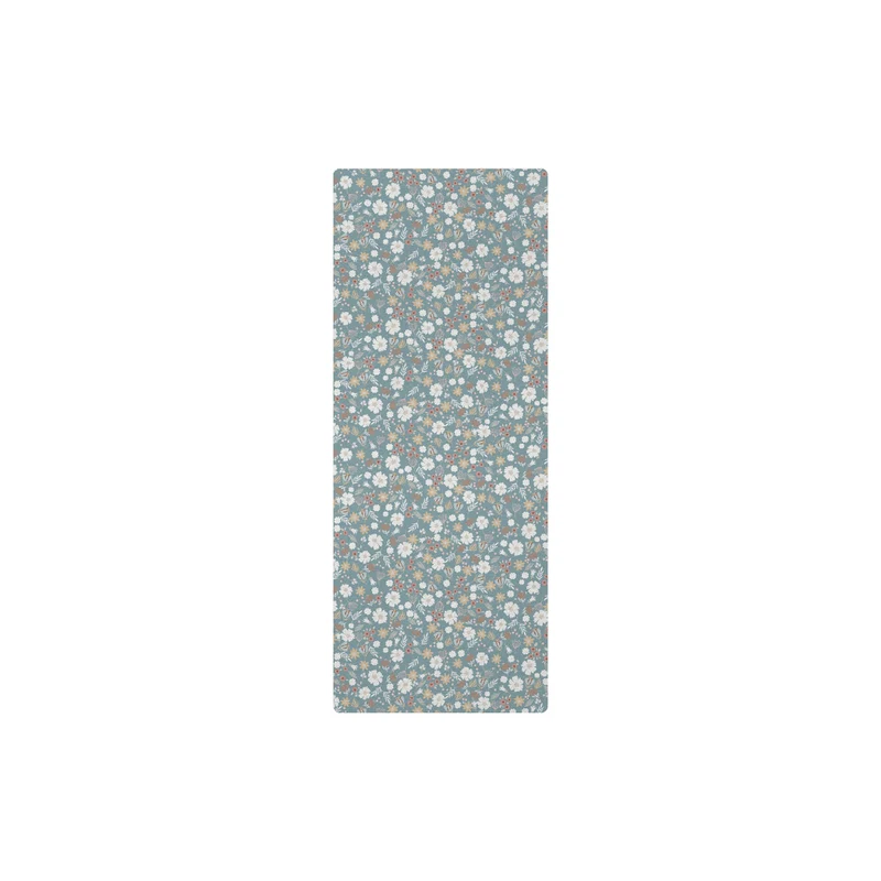 Tapis de yoga enfant Wildflower - Nom personnalisable - Plusieurs couleurs et tailles disponibles