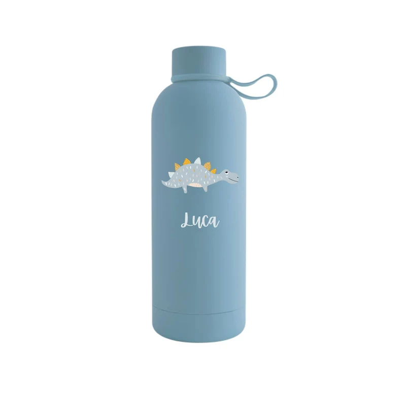 Personalized Dinosaur Thermal Water Bottle for Kids 500ml – Multiple Designs Available