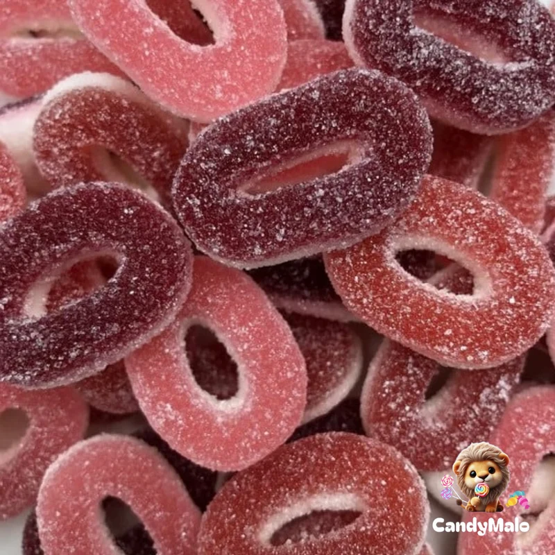 Anneaux Fruits rouges (100g)