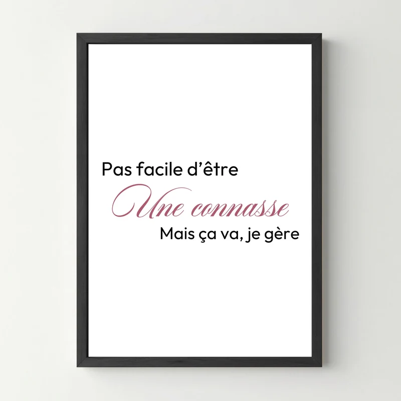 Affiche "Pas facile"