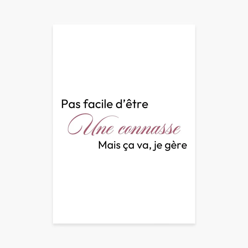 Affiche "Pas facile"