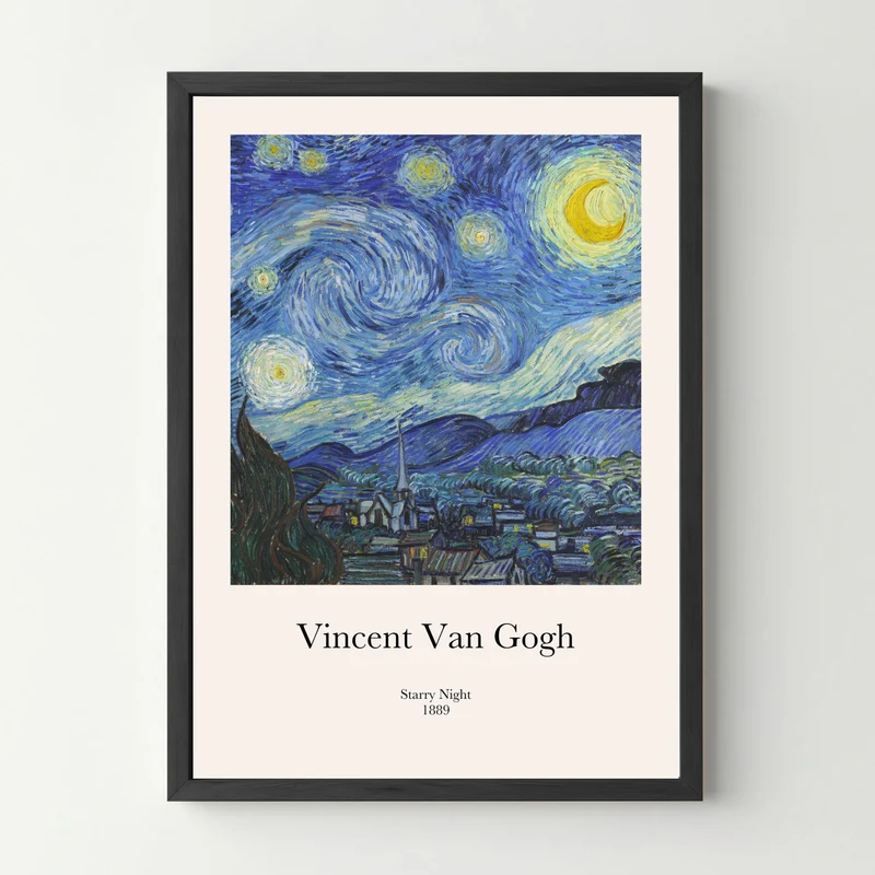 Affiche Van Gogh Starry night Van Gogh - 1889