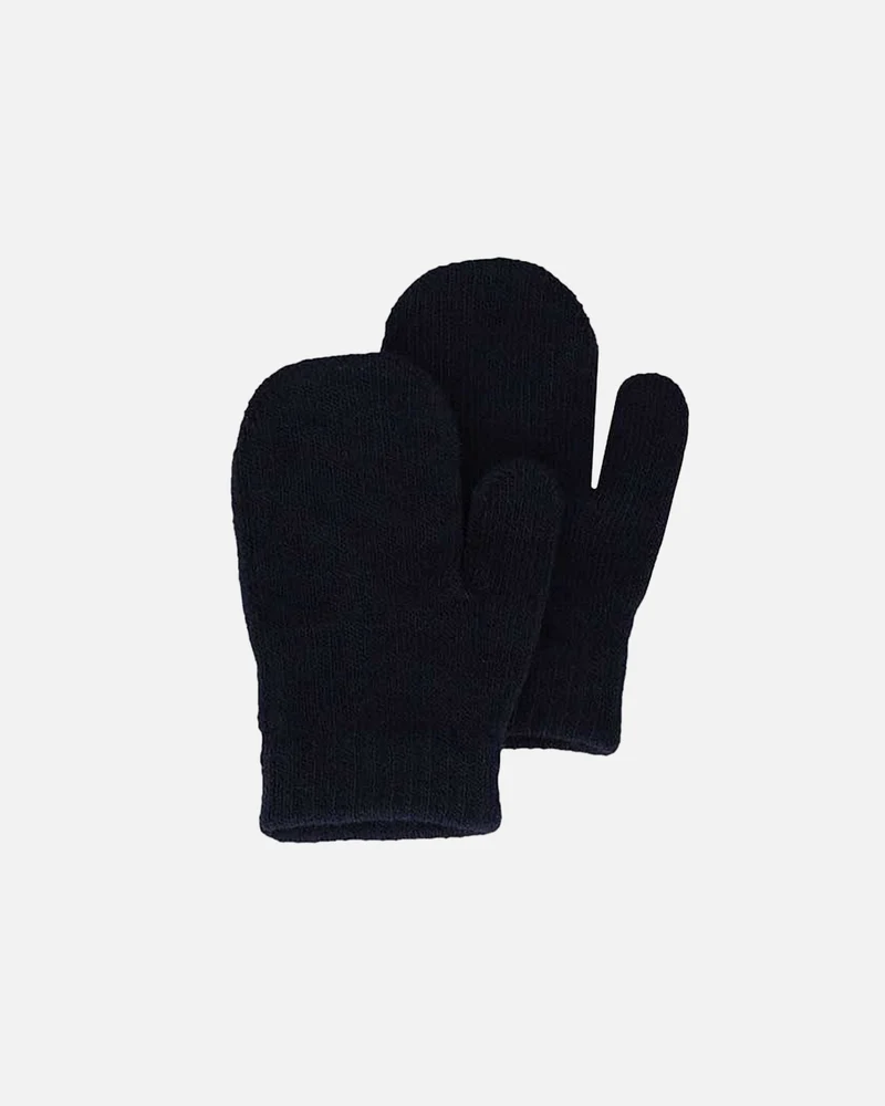Paire de moufles bébé navy