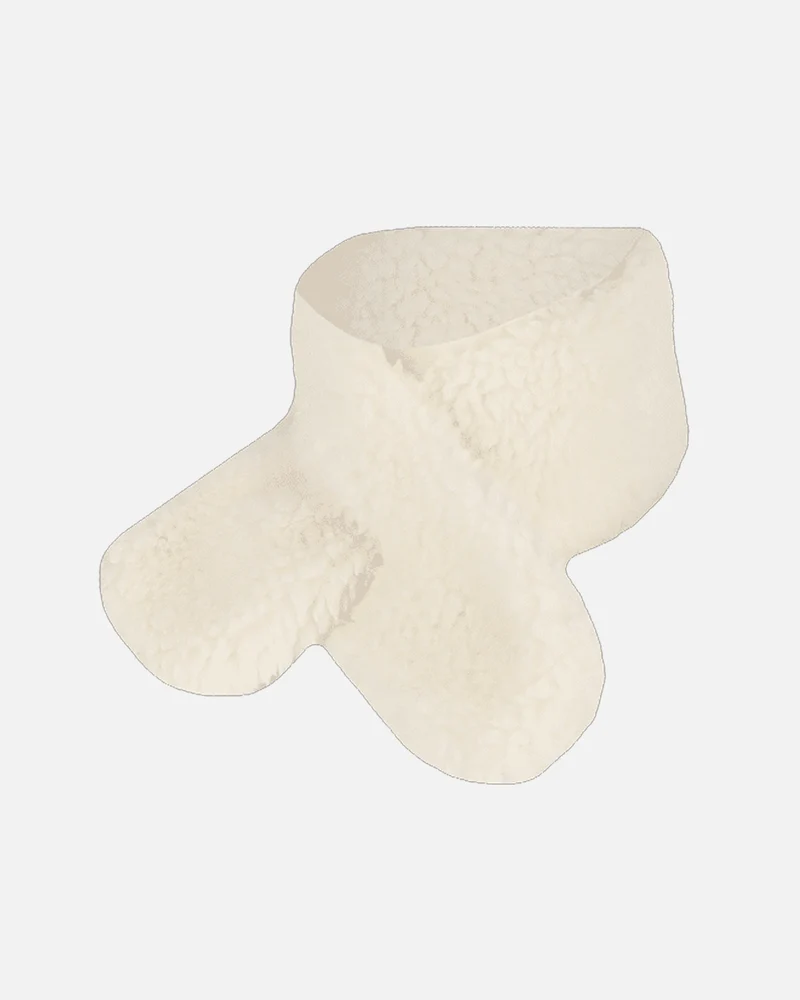 Écharpe en Peluche Blanche