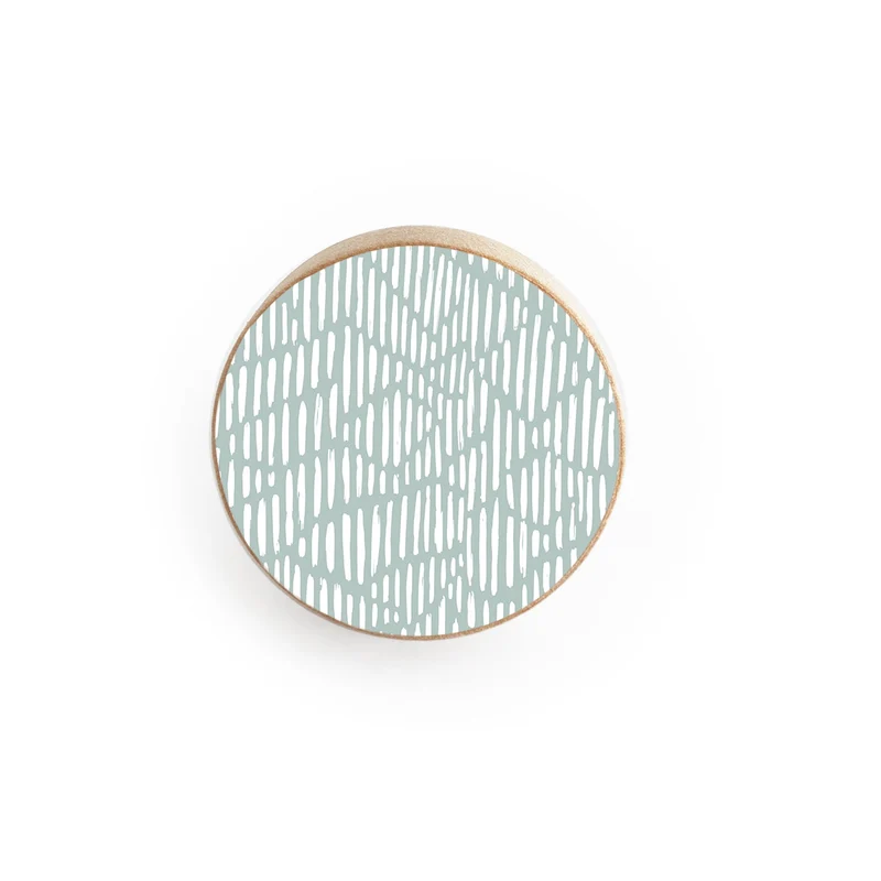 Wooden Door Knob with Wabi Sabi Design - Multiple Colors Available