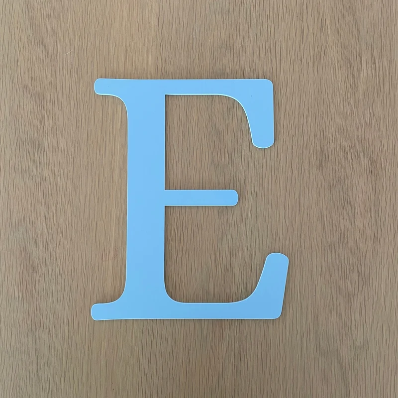 Acrylic Letter E