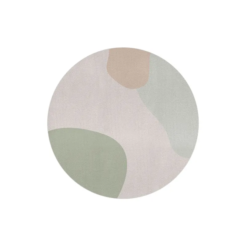 Abstract Round Play Mat - Multiple Colors Available