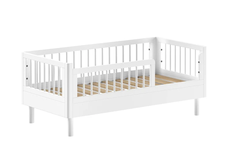 Lit enfant FORREST 70 x 140 cm Hêtre blanc Vipack