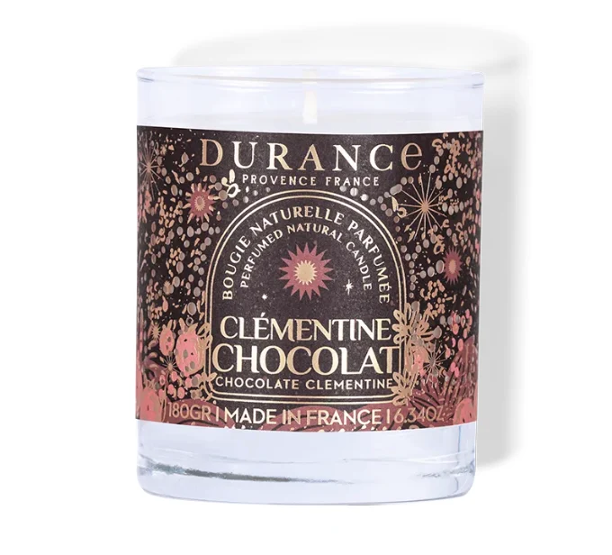 Bougie de Noël parfumée Clémentine Chocolat - Durance