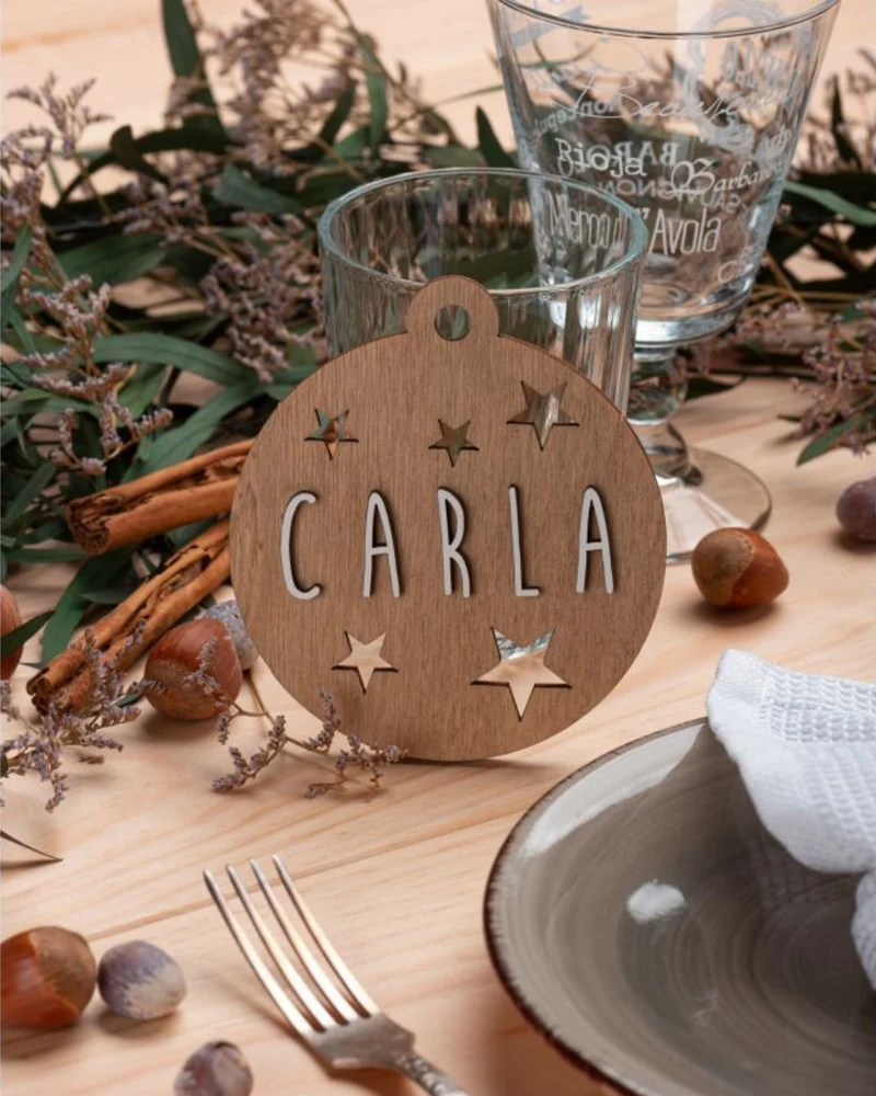 Boule en bois personnalisable