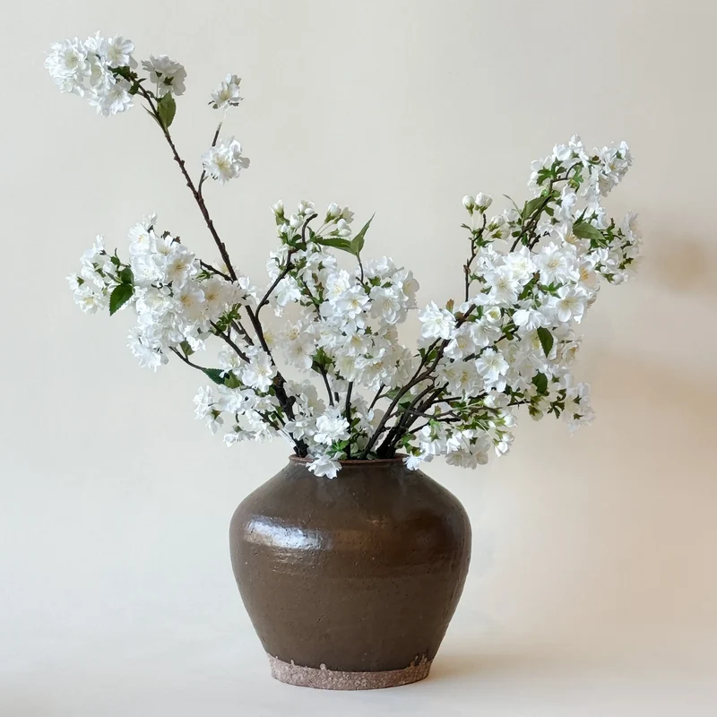 Tige de cerisier blanc 36"
