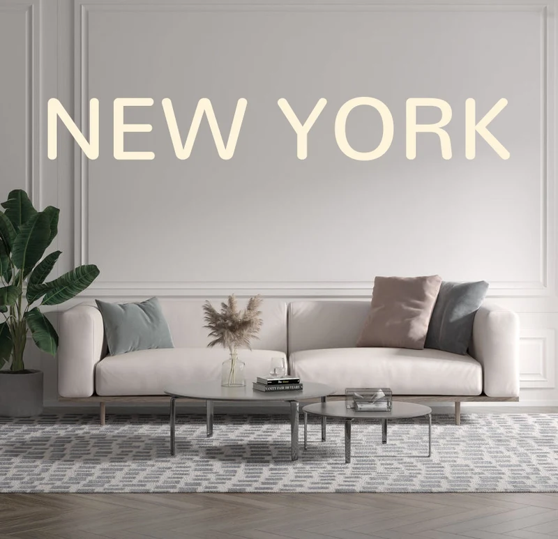 Custom text: NEW YORK