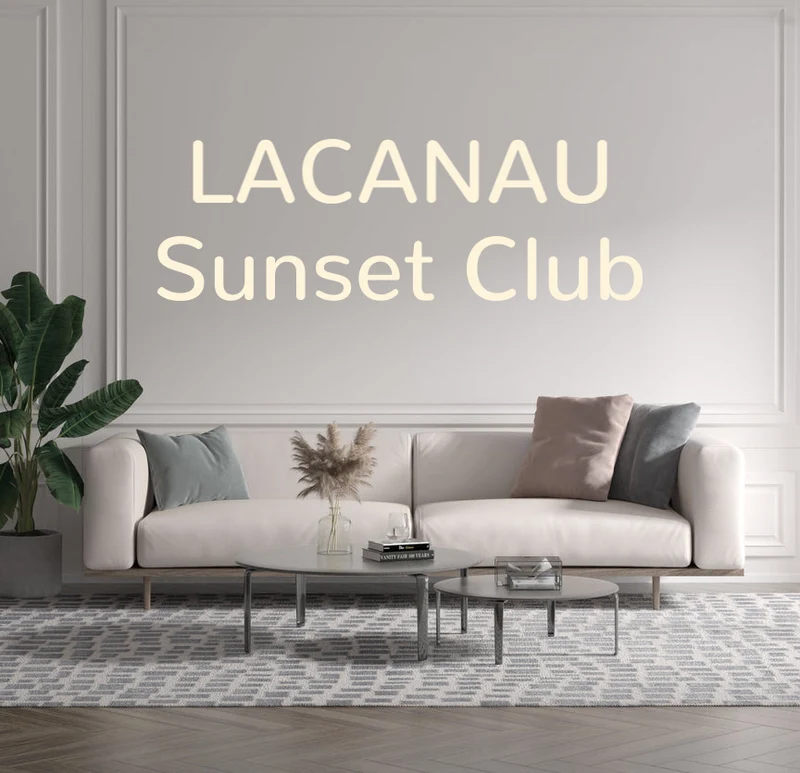 Custom text: LACANAU Sunset Club
