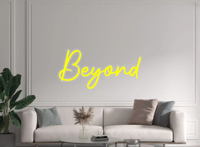 Custom text: Beyond