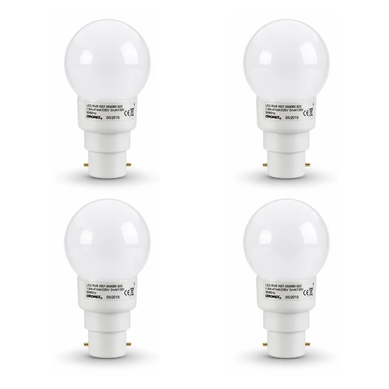 Lot de 4 ampoules B22