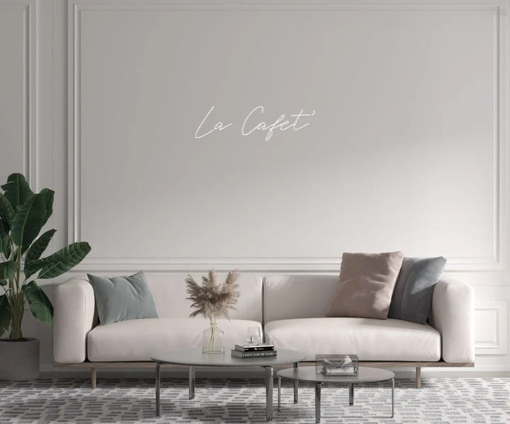 Custom text: La Cafét'