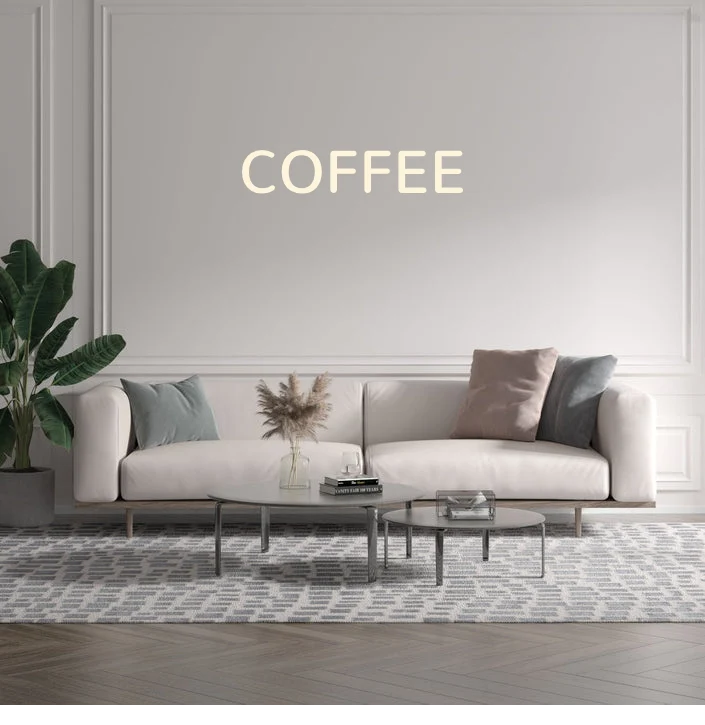 Custom text: COFFEE