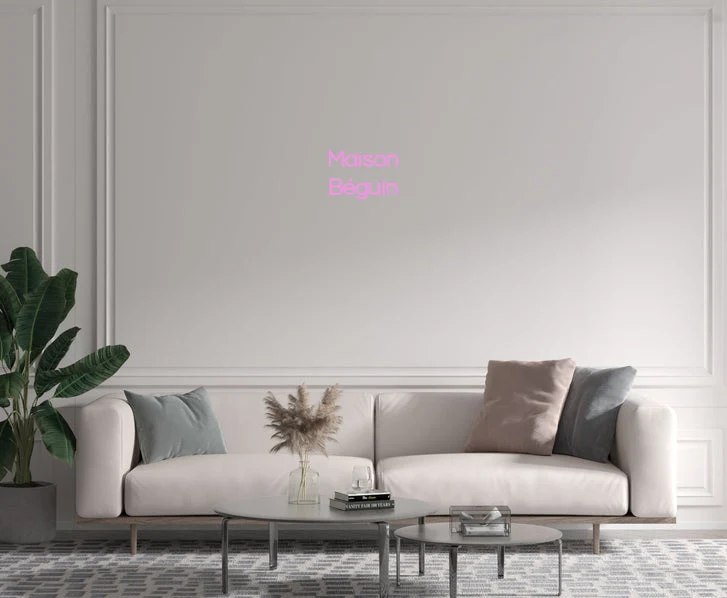 Custom text: Maison Béguin