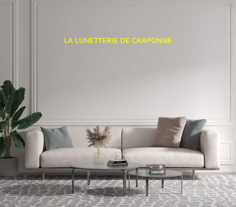 Custom text: LA LUNETTERIE DE CRAPONNE